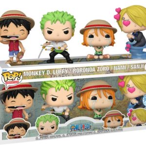Funko Pop! One Piece Luffy - Zoro - Nami - Sanji (4 Pack)